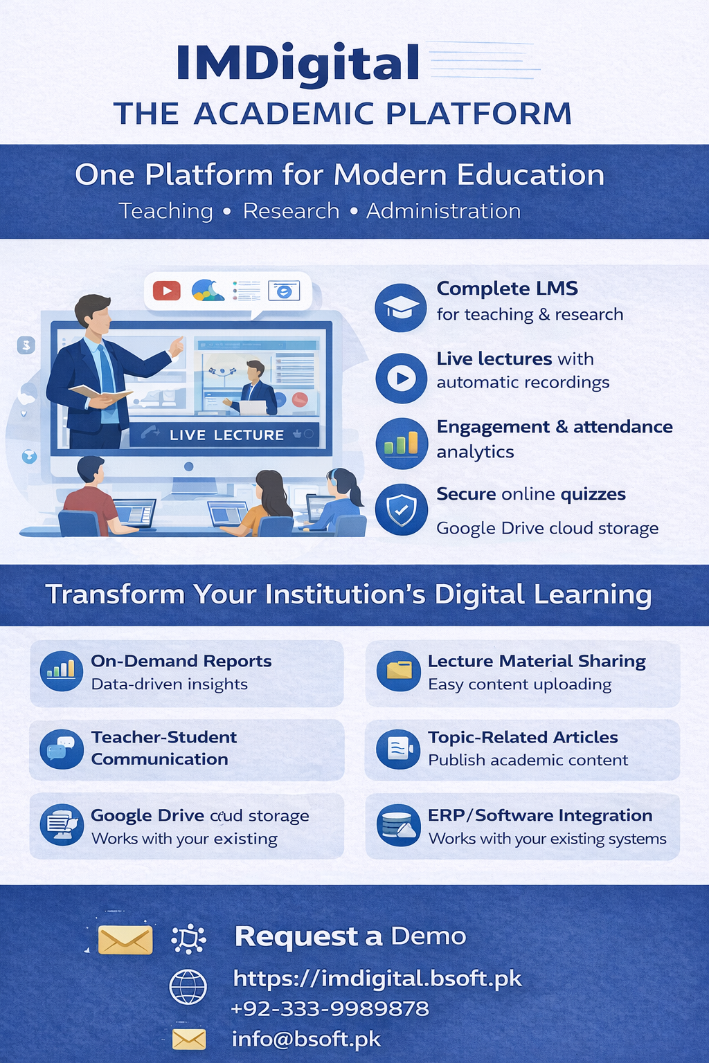 Learning Management System brochure